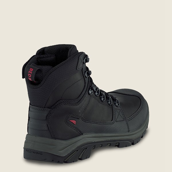 Red Wing Safety Boots Trades - 6-Inch Side-Zip Waterproof Csa Toe - Svart - Herre 3478-BNGVD